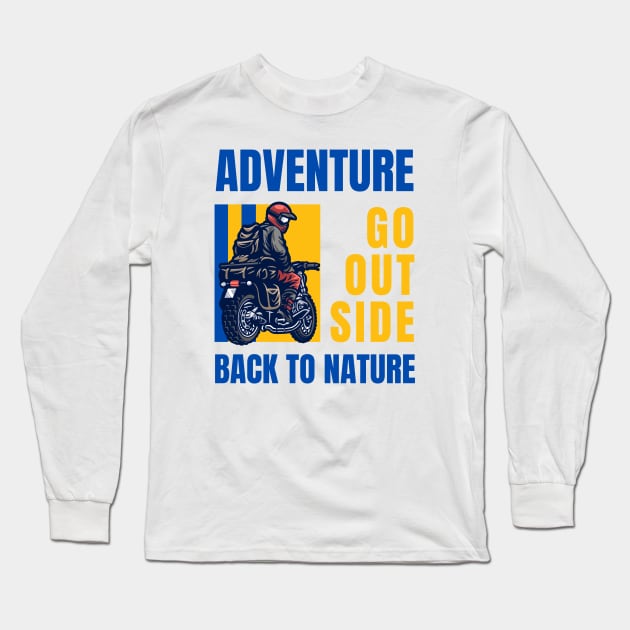 Adventure Touring Long Sleeve T-Shirt by Salasala